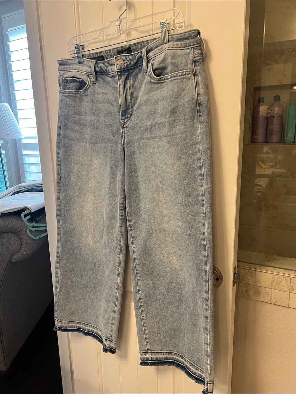 NYDJ Teresa Crop Wide leg in Light Wash